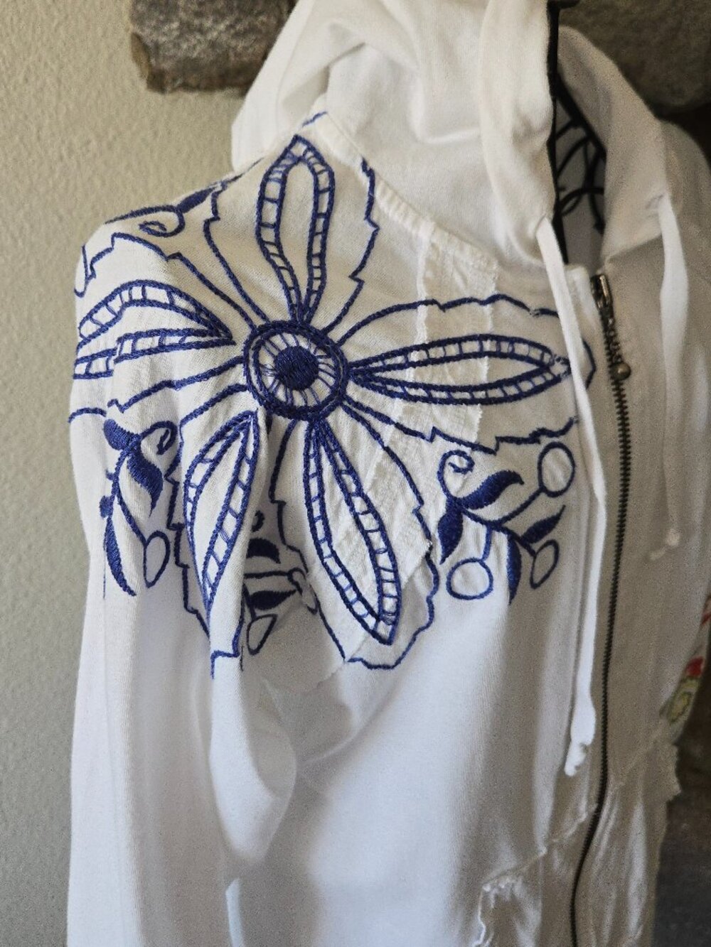 CAbi Embroidered Floral Zip-Up Hoodie - Picture 4 of 16